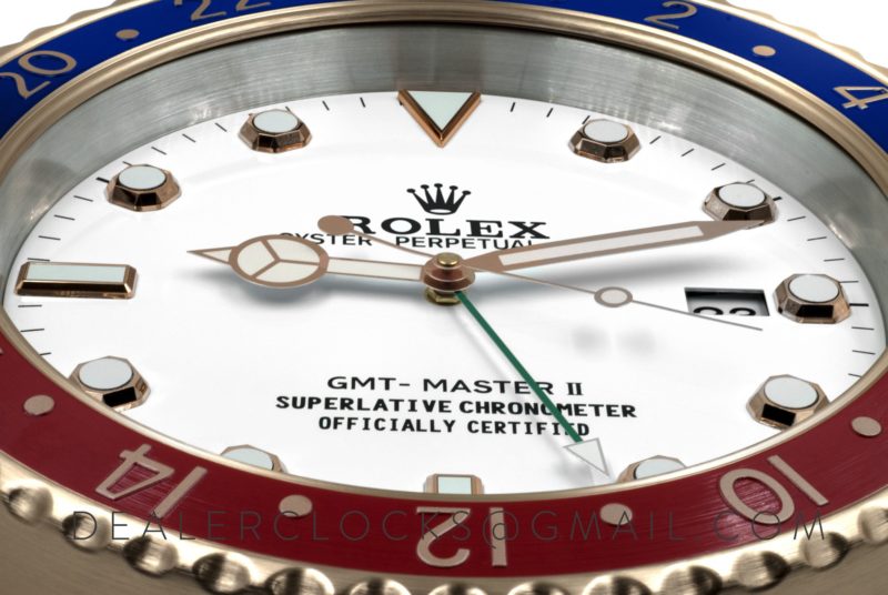 XL GMT Master II Series Rose Gold (Blue/Red Bezel)