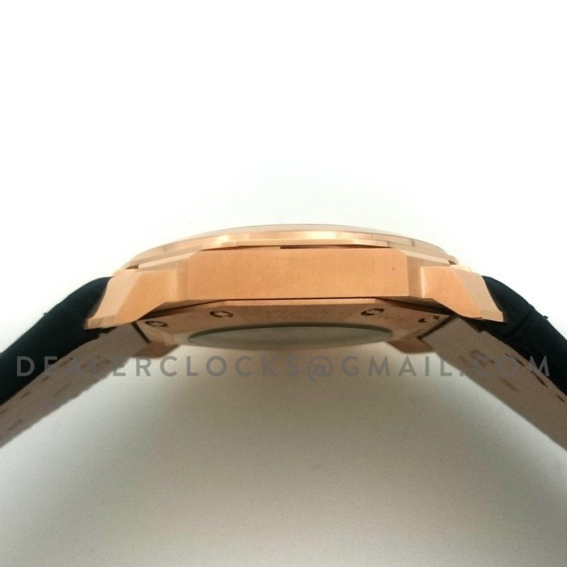 Octo Solotempo Rose Gold Black Dial