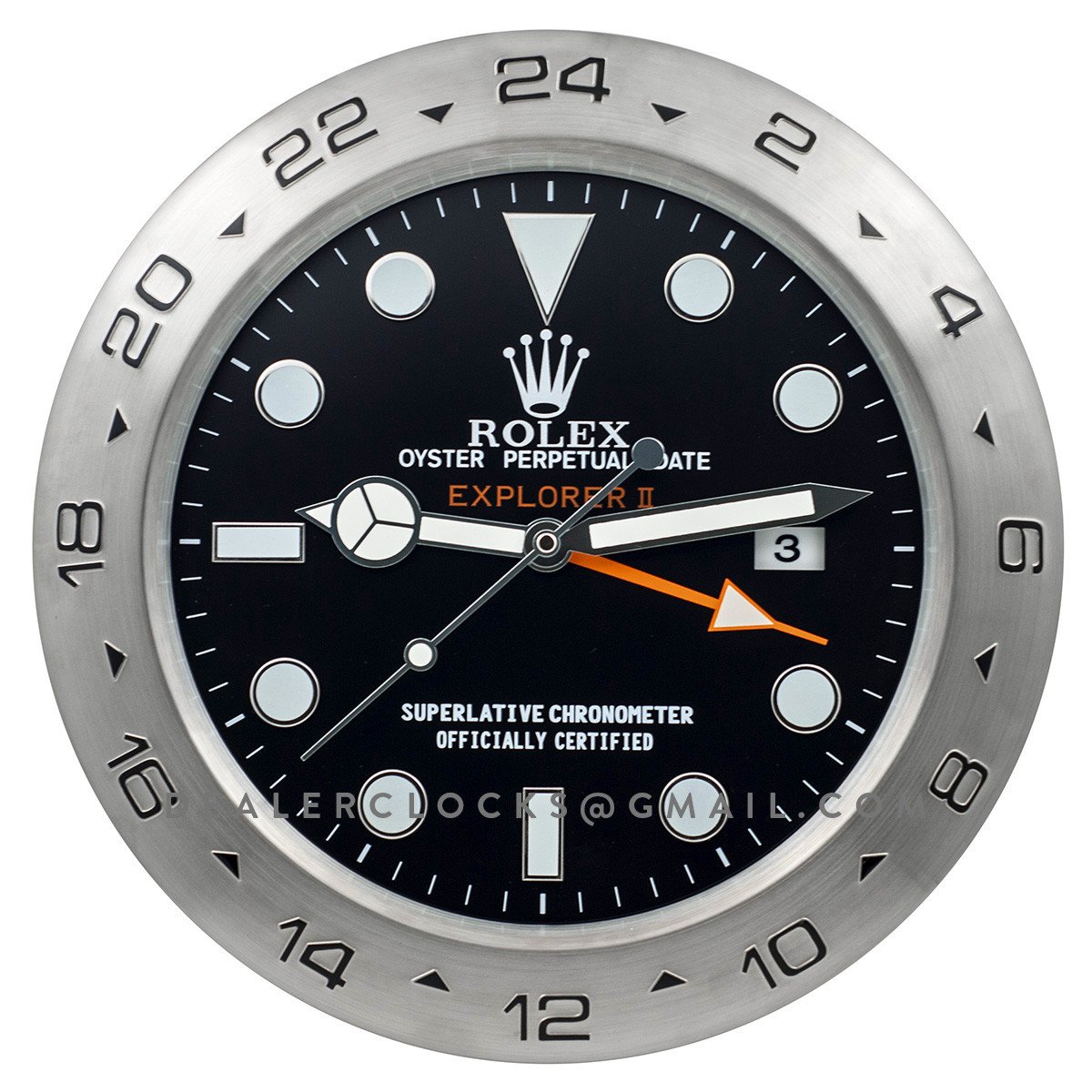 Raxter Clocks RoIex Wall Clock Collection - Dealer Clocks