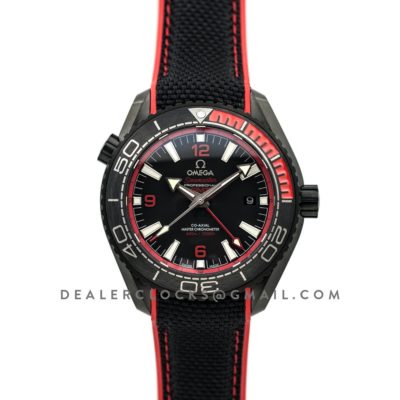 Seamaster Planet Ocean GMT "Deep Black" Red