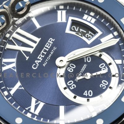 Calibre de Cartier Diver Blue Dial in Steel