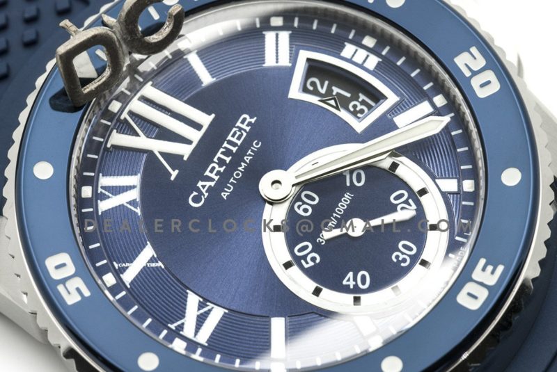Calibre de Cartier Diver Blue Dial in Steel