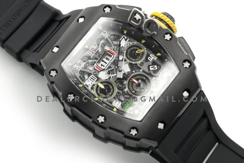 RM 011-03 Automatic Flyback Chronograph in PVD