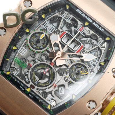 RM 011-03 Automatic Flyback Chronograph in Rose Gold