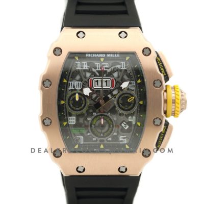 RM 011-03 Automatic Flyback Chronograph in Rose Gold