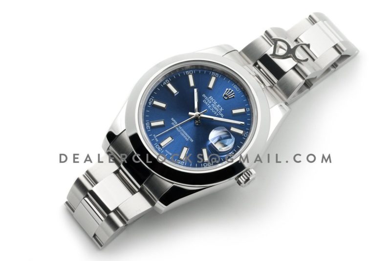 Datejust II 116300 Blue Dial Stick Markers