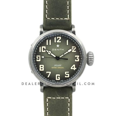 Pilot Type 20 Extra Special 40mm Khaki Dial in Aged Steel
