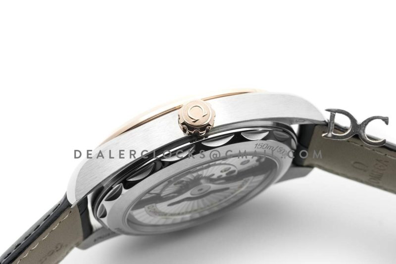 Seamaster Aqua Terra 150m 2017 41mm Master Chronometer White Dial with Rose Gold Bezel