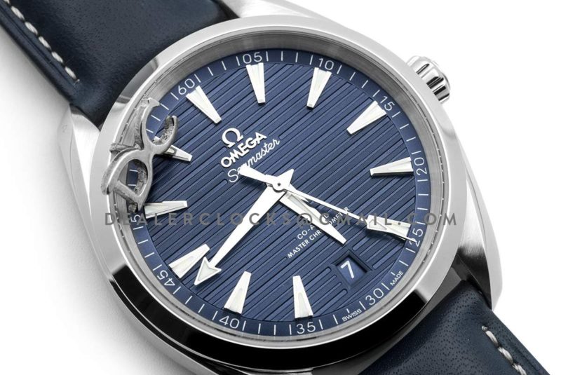 Seamaster Aqua Terra 150m 2017 41mm Master Chronometer Blue Dial on Leather Strap