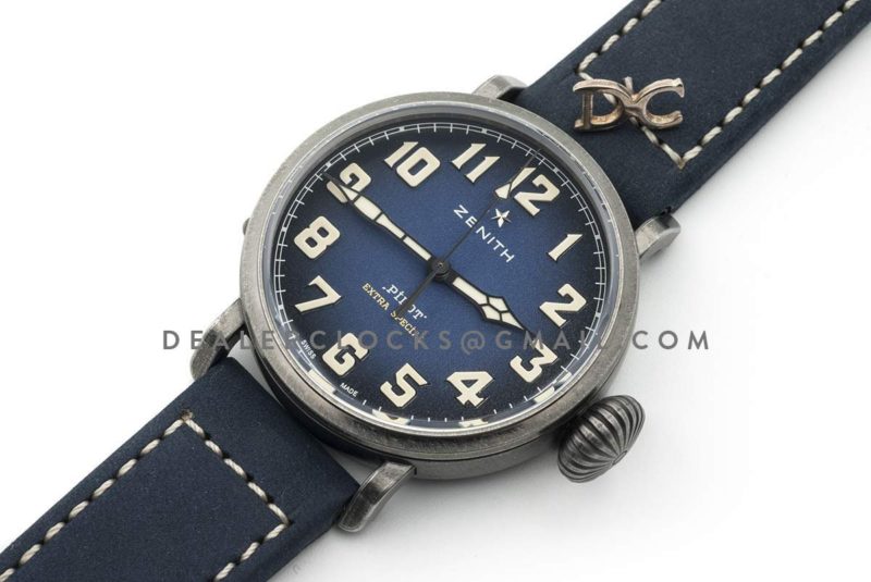 Pilot Type 20 Extra Special 40mm Royal Blue Dial in Aged Steel