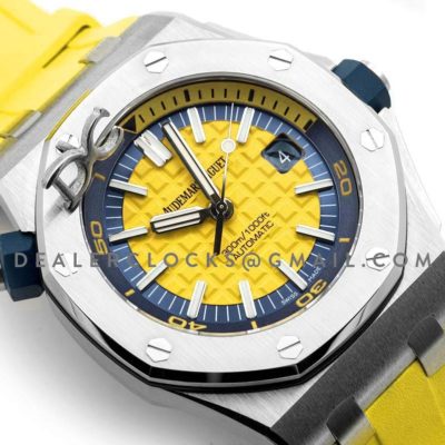 Royal Oak Offshore Diver Steel Yellow Dial 15710ST SIHH 2017