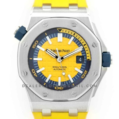 Royal Oak Offshore Diver Steel Yellow Dial 15710ST SIHH 2017