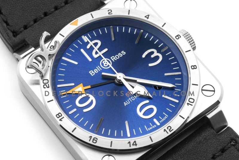 BR 03-93 GMT Blue Dial