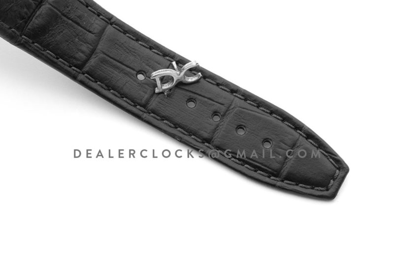 Royal Oak 15400 Steel Black Dial on Leather Strap