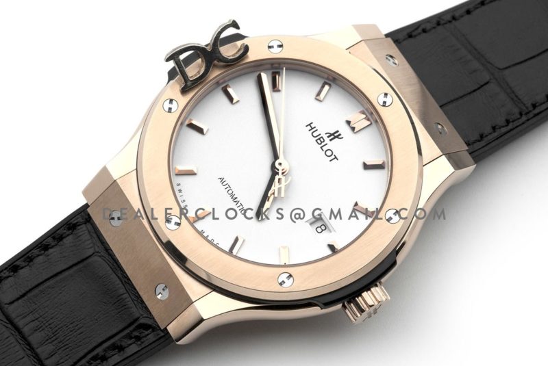 Classic Fusion Automatic 42mm White Dial in Rose Gold