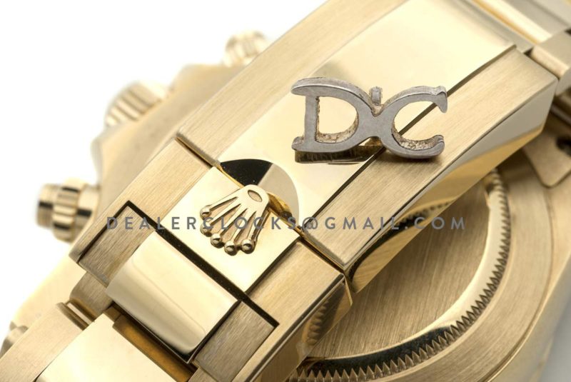 Daytona 116528 White Dial with Yellow Gold Bracelet