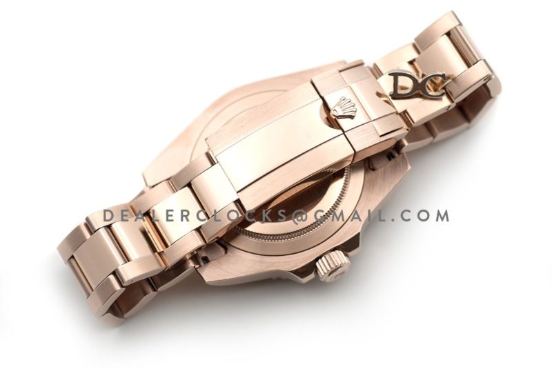 GMT Master II in Rose Gold on Bracelet