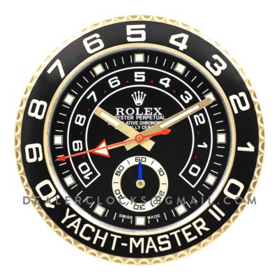 Yacht-Master II Black Dial in Gold