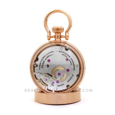 Pam 581 Table Clock 8 Days in Rose Gold