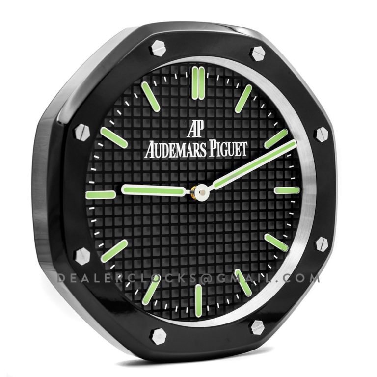 Audemars Piguet AP Royal Oak Wall Clock in Black DLC