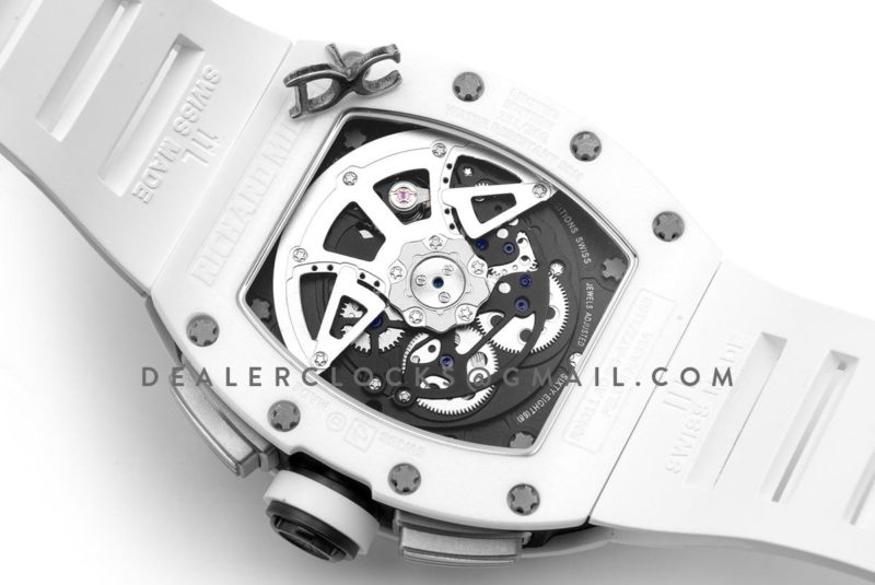 RM 011 Flyback Chronograph White Ceramic NTPT Asia Limited Edition