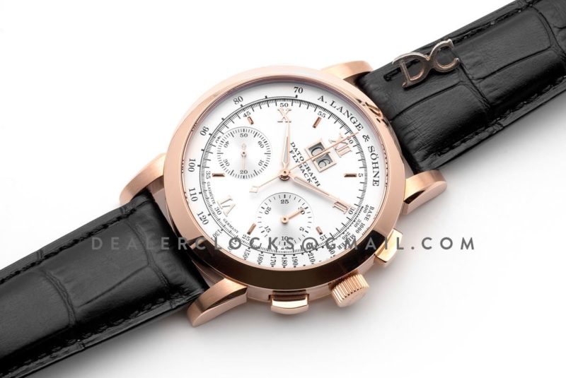 Datograph Chronograph Flyback White Dial in Rose Gold