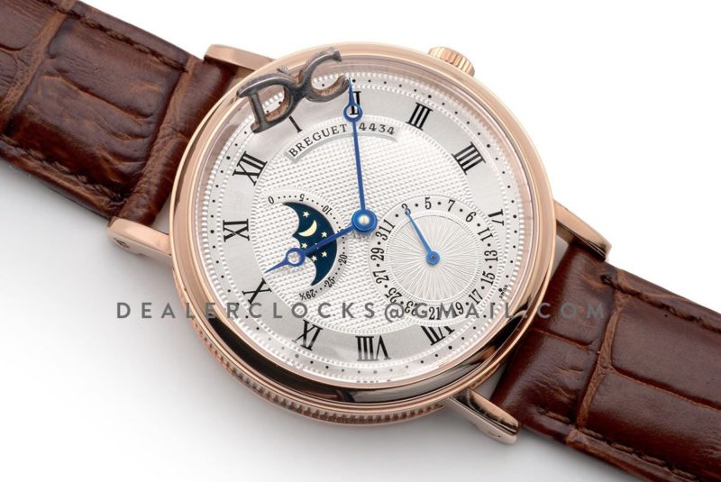 Classique Moonphrase White Dial in Rose Gold