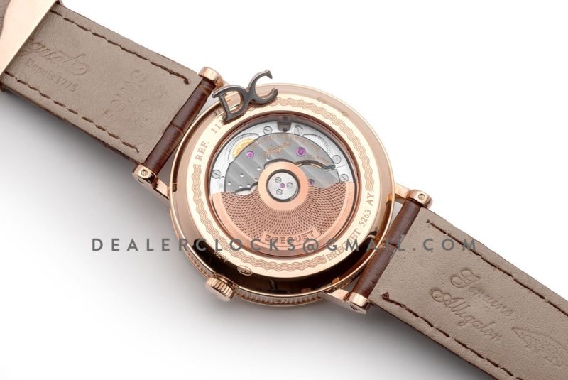 Classique Moonphrase White Dial in Rose Gold