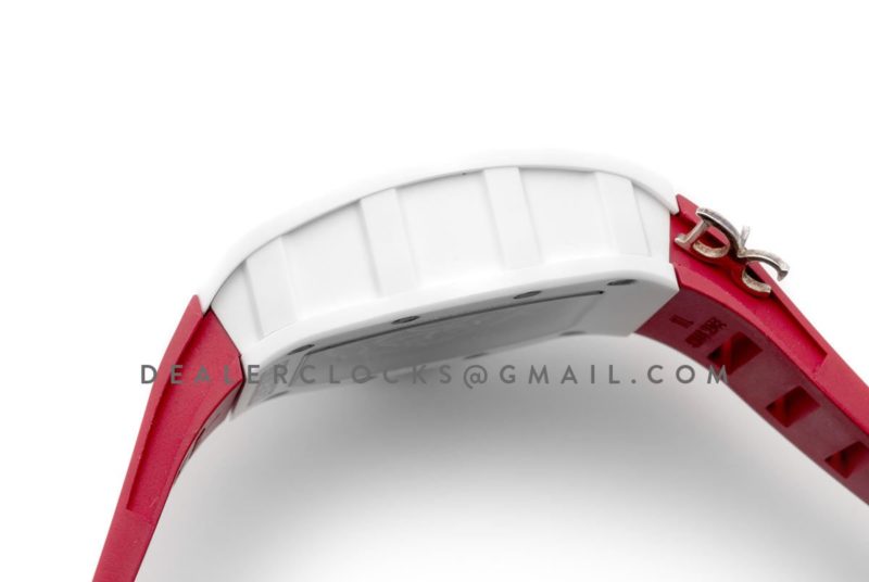 RM 055 White Bubba Watson White Ceramic on Red Rubber