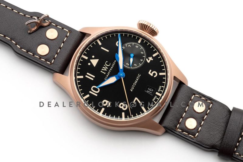 Big Pilot's Watch Heritage IW501005 Black Dial in Bronze
