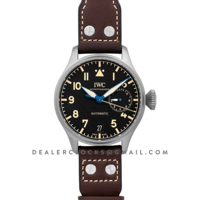 Big Pilot's Watch Heritage IW501004 Black Dial in Titanium