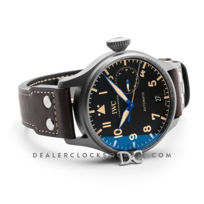 Big Pilot's Watch Heritage IW501004 Black Dial in Titanium