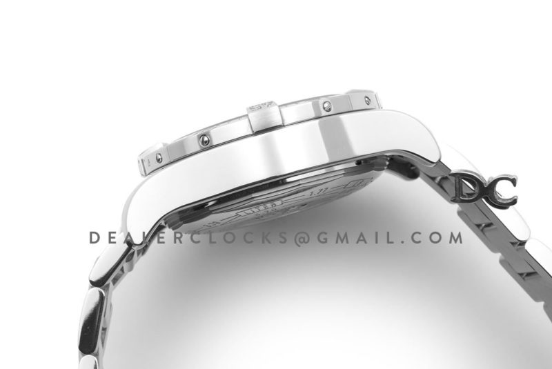 Colt Chronograph 44mm Black Dial in Steel on Steel Bracelet