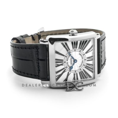 Master Square White Dial in Steel