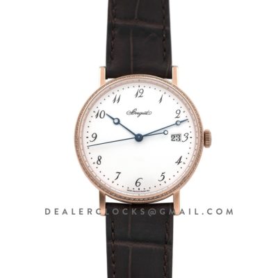 Breguet Classique 5178 in Rose Gold on Brown Leather Strap