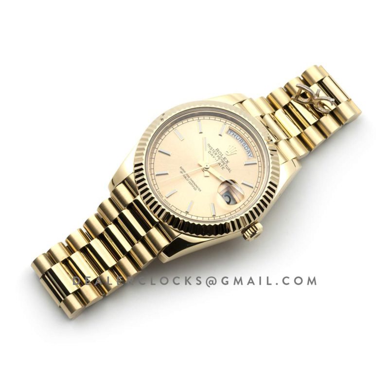 Day-Date 40 228238 Champagne Dial in Yellow Gold
