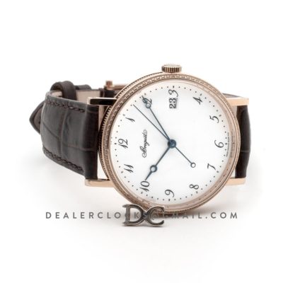 Breguet Classique 5178 in Rose Gold on Brown Leather Strap