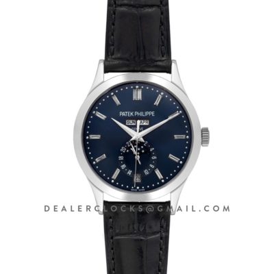 Complications 5396G Blue Dial with Steel Markers in White Gold