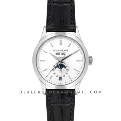 Complications 5396G White Dial with Steel Markers in White Gold