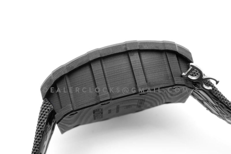 RM 035-01 Rafael Nadal Carbon on Black Nylon Strap