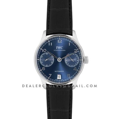 Portugieser Automatic IW500710 Blue Dial in Steel