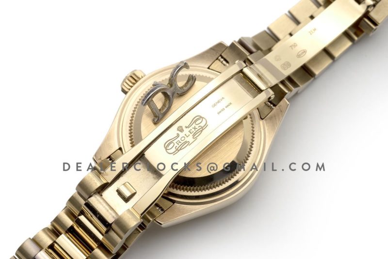 Ladies Datejust 279178 Champagne Dial with Diamond Markers in Gold
