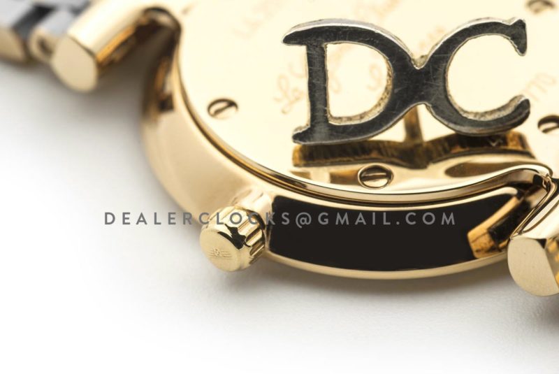 La Grande Classique De Longines 24mm White Dial in Yellow Gold on 2 Toned Bracelet