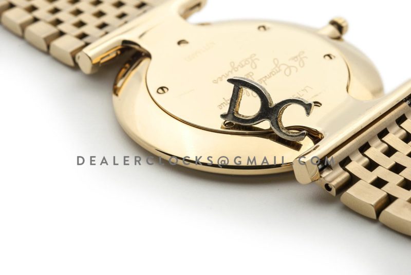 La Grande Classique De Longines 37mm White Dial in Yellow Gold on Bracelet
