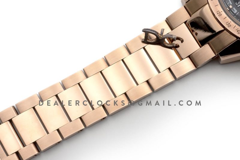 Speedmaster '57 Co-Axial Black Dial in Rose Gold on Bracelet