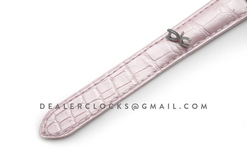 Ballon Bleu de Cartier 33mm Pink Dial in Steel on Pink Leather Strap