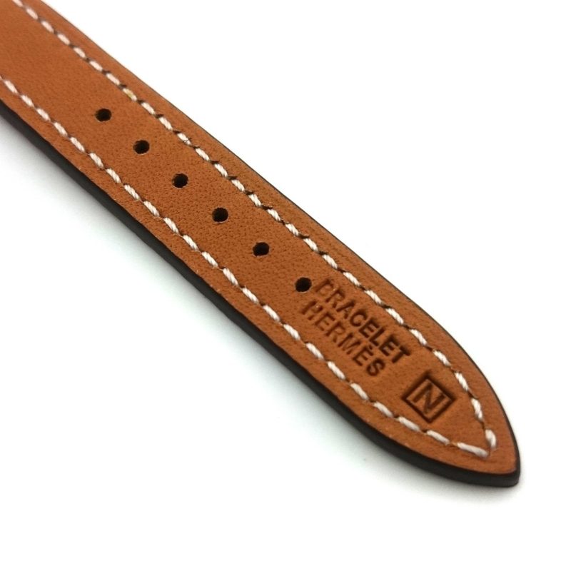 Cape Cod Tonneau Rose Gold on Yellow Epsom Leather Strap