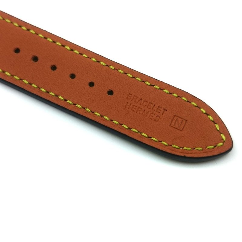 Arceau Petite Steel with Diamond Bezel on Red Epsom Leather Strap