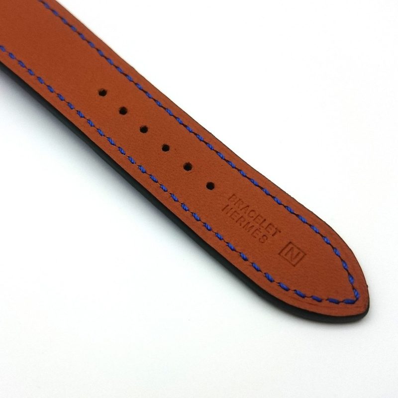 Cape Cod Steel with Diamond Bezel on Blue Fjord Leather Strap
