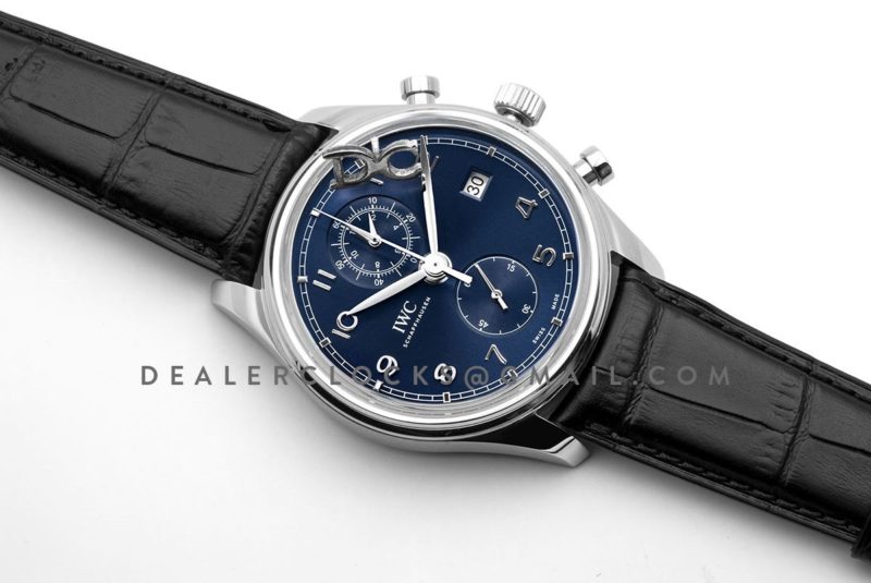 Portuguese Chronograph Series Classic IW390406 Blue Dial in Steel